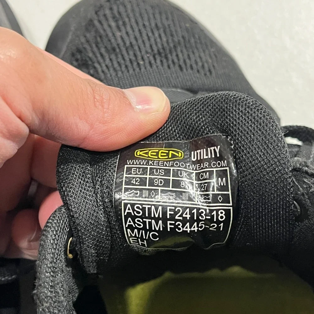 Keen Mens‎ 9D Utility Konnect Fit Carbon Fiber Toe SD Low Athletic Work Sneaker
